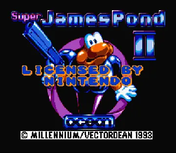 Super James Pond (USA) (Beta) screen shot title